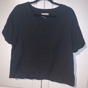 Women’s Short Sleeve V-neck Blouse